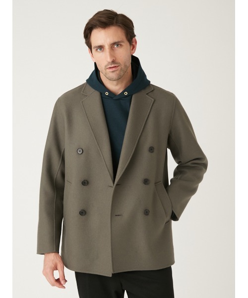 AOURE（アウール）の「WOOL REVER GIACCONE（ピーコート）」 - WEAR