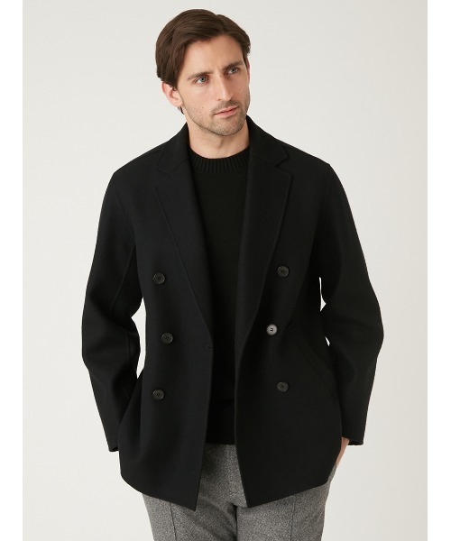 AOURE（アウール）の「WOOL REVER GIACCONE（ピーコート）」 - WEAR