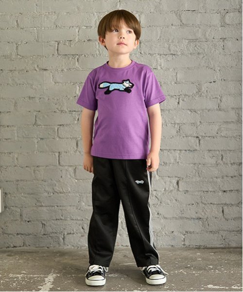 minimal(ミニマル)の「【the FOX】【防汚加工】サガラワッペンTEE(Tシャツ/カットソー・キッズ・オフホワイト/オレンジ/ブルー/パープル/フューシャピンク・100cm/110cm/120cm/130cm/140cm)」の15枚目の写真