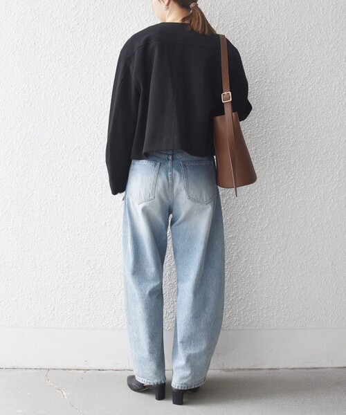 SHIPS any: エア ニードル ポケット コンパクト ノーカラー ジャケット