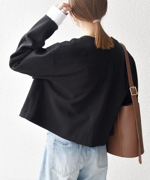 セール】SHIPS any: エア ニードル ポケット コンパクト ノーカラー