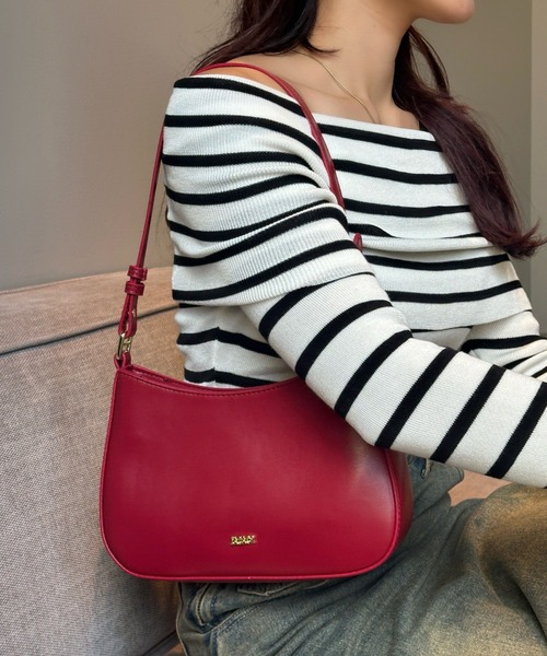 efill(エフィル)の「ボーダー オフショルダー トップス(Tシャツ/カットソー・レディース・ベージュ系・FREE)」の10枚目の写真