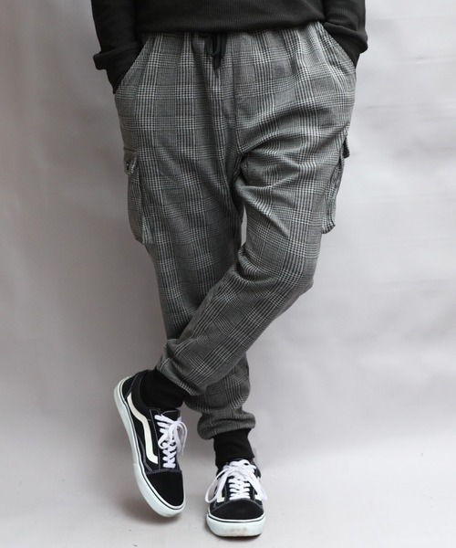 ８(eight)（エイト）の「ポンチサルエルカーゴパンツ（スウェットパンツ・メンズ・グレー系その他/グレー/ブラック/ネイビー/チャコールグレー/カーキ・X-LARGE/MEDIUM/SMALL/LARGE）」の4枚目の写真