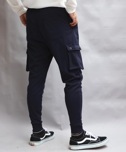 ８(eight)（エイト）の「ポンチサルエルカーゴパンツ（スウェットパンツ・メンズ・グレー系その他/グレー/ブラック/ネイビー/チャコールグレー/カーキ・X-LARGE/MEDIUM/SMALL/LARGE）」の6枚目の写真