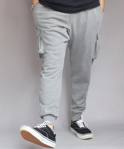 ８(eight)（エイト）の「ポンチサルエルカーゴパンツ（スウェットパンツ・メンズ・グレー系その他/グレー/ブラック/ネイビー/チャコールグレー/カーキ・X-LARGE/MEDIUM/SMALL/LARGE）」の13枚目の写真