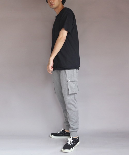 ８(eight)（エイト）の「ポンチサルエルカーゴパンツ（スウェットパンツ・メンズ・グレー系その他/グレー/ブラック/ネイビー/チャコールグレー/カーキ・X-LARGE/MEDIUM/SMALL/LARGE）」の20枚目の写真