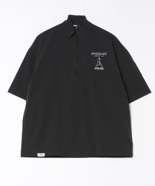 【セール】【PING APPAREL】半袖ハーフジップブルゾン <PERFORMANCE> (MENS)(ブルゾン)|PING(ピン) 【セール】【PING APPAREL】半袖ハーフジップブルゾン <PERFORMANCE> (MENS)(ブルゾン)|PING(ピン)