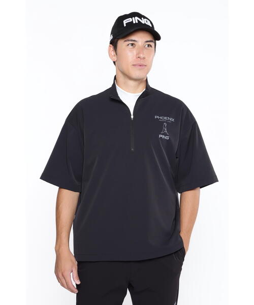 【セール】【PING APPAREL】半袖ハーフジップブルゾン <PERFORMANCE> (MENS)(ブルゾン)|PING(ピン) 【セール】【PING APPAREL】半袖ハーフジップブルゾン <PERFORMANCE> (MENS)(ブルゾン)|PING(ピン)