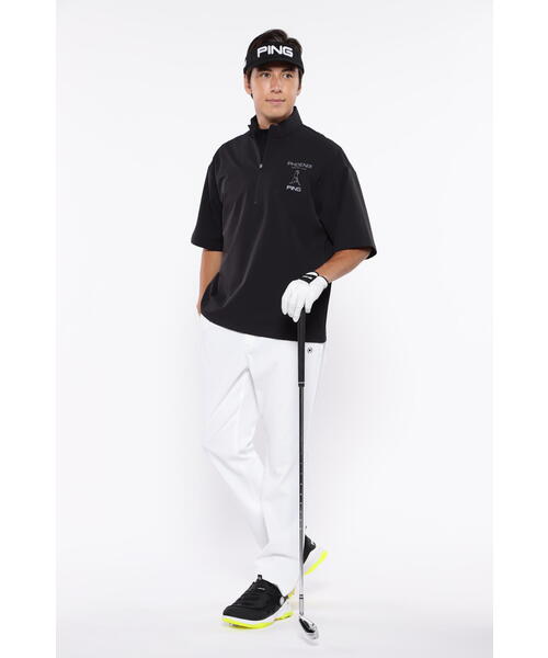 【セール】【PING APPAREL】半袖ハーフジップブルゾン <PERFORMANCE> (MENS)(ブルゾン)|PING(ピン) 【セール】【PING APPAREL】半袖ハーフジップブルゾン <PERFORMANCE> (MENS)(ブルゾン)|PING(ピン)