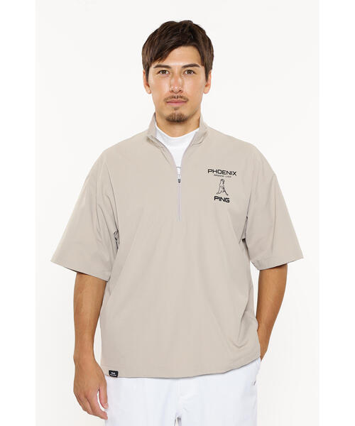 【セール】【PING APPAREL】半袖ハーフジップブルゾン <PERFORMANCE> (MENS)(ブルゾン)|PING(ピン) 【セール】【PING APPAREL】半袖ハーフジップブルゾン <PERFORMANCE> (MENS)(ブルゾン)|PING(ピン)