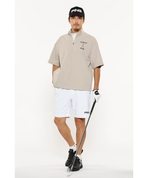 【セール】【PING APPAREL】半袖ハーフジップブルゾン <PERFORMANCE> (MENS)(ブルゾン)|PING(ピン) 【セール】【PING APPAREL】半袖ハーフジップブルゾン <PERFORMANCE> (MENS)(ブルゾン)|PING(ピン)