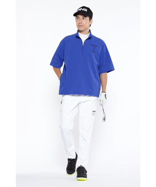 【セール】【PING APPAREL】半袖ハーフジップブルゾン <PERFORMANCE> (MENS)(ブルゾン)|PING(ピン) 【セール】【PING APPAREL】半袖ハーフジップブルゾン <PERFORMANCE> (MENS)(ブルゾン)|PING(ピン)
