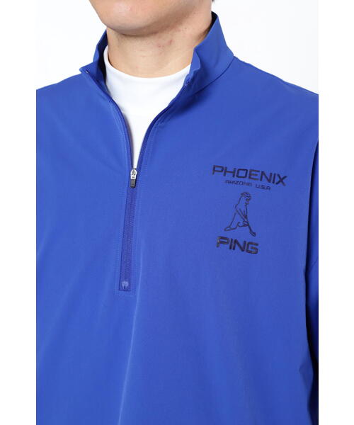 【セール】【PING APPAREL】半袖ハーフジップブルゾン <PERFORMANCE> (MENS)(ブルゾン)|PING(ピン) 【セール】【PING APPAREL】半袖ハーフジップブルゾン <PERFORMANCE> (MENS)(ブルゾン)|PING(ピン)