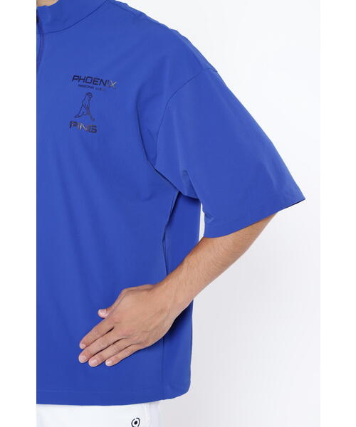 【セール】【PING APPAREL】半袖ハーフジップブルゾン <PERFORMANCE> (MENS)(ブルゾン)|PING(ピン) 【セール】【PING APPAREL】半袖ハーフジップブルゾン <PERFORMANCE> (MENS)(ブルゾン)|PING(ピン)