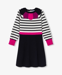 jacadi（ジャカディ）の「セーラーストライプニットワンピース（ワンピース・キッズ）」
