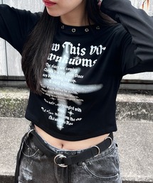 Figments | ハトメネックデザインロンT(Tシャツ/カットソー)