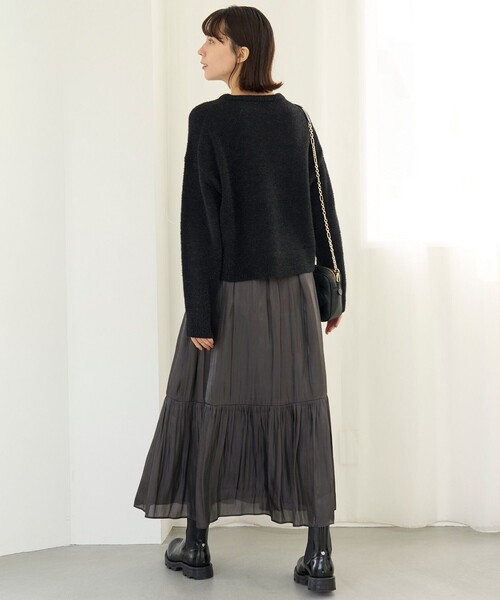 UNFILO（アンフィーロ）の「シャイニースカート（スカート・レディース・スカイブルー系/グレー系/ブラック系5/ゴールド系/シルバー系・MEDIUM/SMALL/X-SMALL）」の6枚目の写真