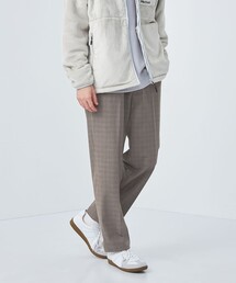 green label relaxing | ドビーチェック ワイド ユーティリティパンツ イージーパンツ -ストレッチ-(その他パンツ)