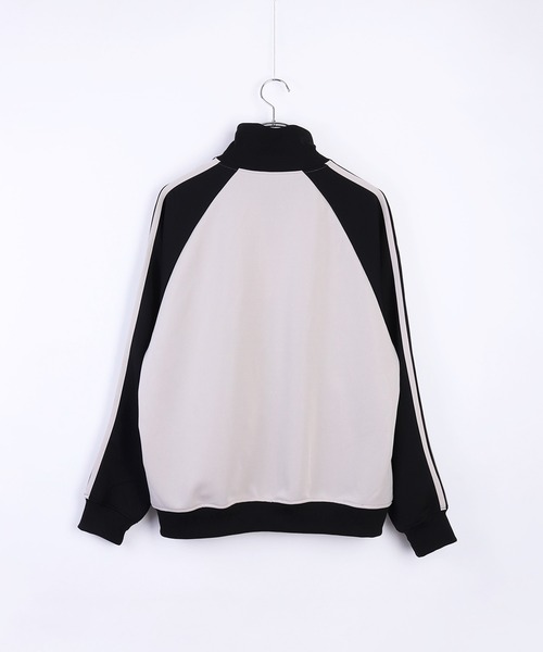 WESTSEA（ウエストシー）の「ラグランスリーブ トラックジャケット 肩ライン ワンポイント刺繍（ジャージ・メンズ・ワインレッド/ネイビー/ネイビー系/ブラック・M/L）」の6枚目の写真