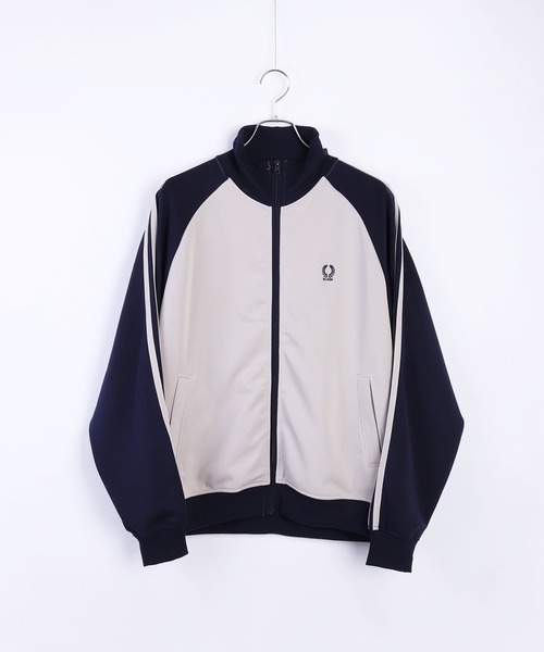 WESTSEA（ウエストシー）の「ラグランスリーブ トラックジャケット 肩ライン ワンポイント刺繍（ジャージ・メンズ・ワインレッド/ネイビー/ネイビー系/ブラック・M/L）」の18枚目の写真