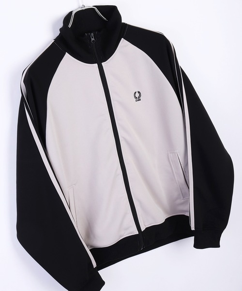 WESTSEA（ウエストシー）の「ラグランスリーブ トラックジャケット 肩ライン ワンポイント刺繍（ジャージ・メンズ・ワインレッド/ネイビー/ネイビー系/ブラック・M/L）」の7枚目の写真