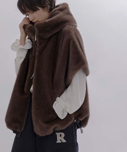 エイミーロウ　スウェットコート　ベルト　ジャケット TWILL STAND COLLAR BELTED W JACKET(S Black): Vintage 1.1