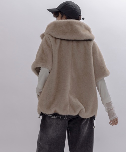 エイミーロウ  Eimee Law ドロストカラーモンスターコート ブラック Eimee Law（エイミーロウ）の「ドロストカラーモンスターコート