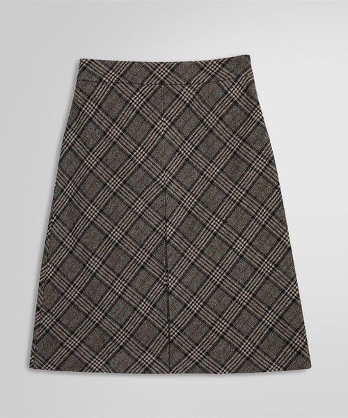 BROOKS BROTHERS（ブルックスブラザーズ）の「ウール グレンチェック Aラインスカート（スカート・レディース・ブラウン・4/2/0）」の7枚目の写真