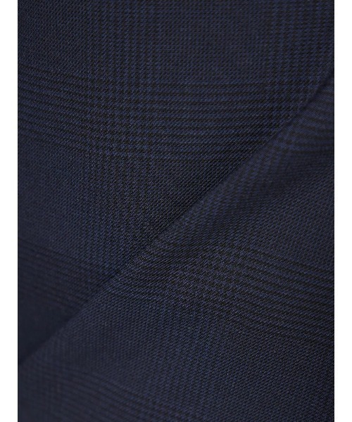 HARUYAMA(ハルヤマ)の「【ストレッチ】パンツ ノータック【セットアップ商品有】ウォッシャブル ウエストゴム仕様 グレンチェック TOKYO RUN 通年(スラックス・メンズ・チャコールグレー・LL/M/L)」の11枚目の写真