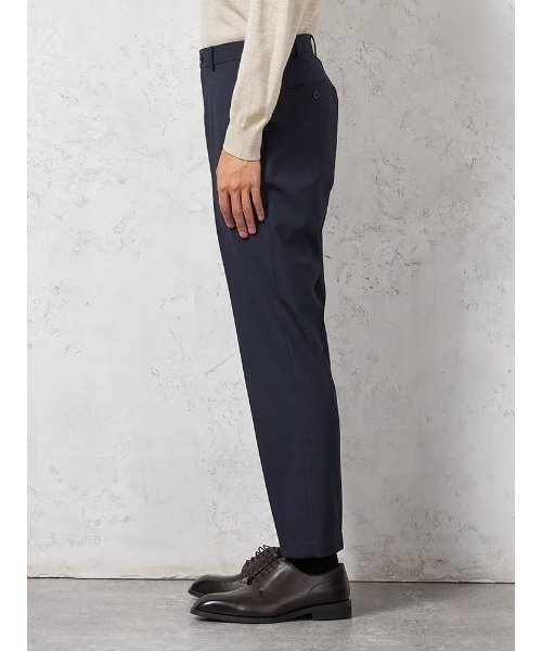 HARUYAMA(ハルヤマ)の「【ストレッチ】パンツ ノータック【セットアップ商品有】ウォッシャブル ウエストゴム仕様 グレンチェック TOKYO RUN 通年(スラックス・メンズ・チャコールグレー・LL/M/L)」の13枚目の写真