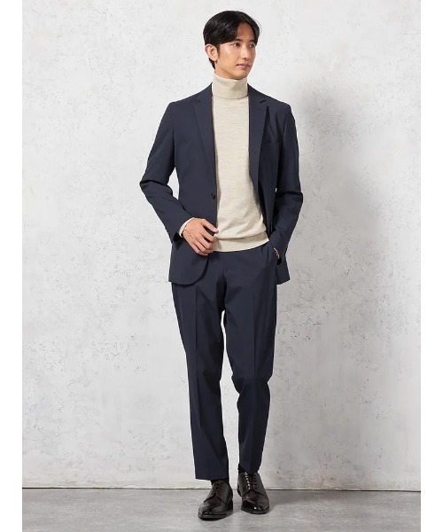 HARUYAMA(ハルヤマ)の「【ストレッチ】パンツ ノータック【セットアップ商品有】ウォッシャブル ウエストゴム仕様 グレンチェック TOKYO RUN 通年(スラックス・メンズ・チャコールグレー・LL/M/L)」の19枚目の写真