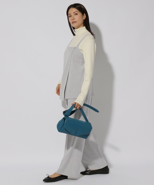 Elura（エルーラ）の「スリムウォームキャミ/249475（キャミソール・レディース・ブラック系その他/ダークネイビー/ライトグレー・FREE）」の7枚目の写真