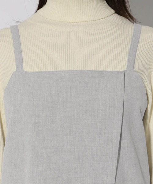 Elura（エルーラ）の「スリムウォームキャミ/249475（キャミソール・レディース・ブラック系その他/ダークネイビー/ライトグレー・FREE）」の11枚目の写真