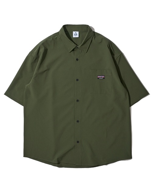 kolor 22SS ショートスリーブオーバーサイズシャツ U.S. POLO ASSN. ブラウス シャツ オープンカラー ショート