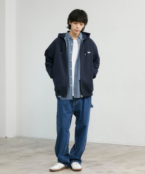 coen(コーエン)の「【ストライプ/チェック柄】アソートパターンブロードシャツ(シャツ/ブラウス・メンズ・ライトブルー/ダークグリーン/コバルトブルー/クリーム・XL/L/M)」の7枚目の写真