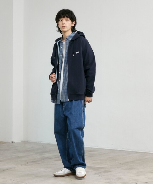 coen(コーエン)の「【ストライプ/チェック柄】アソートパターンブロードシャツ(シャツ/ブラウス・メンズ・ライトブルー/ダークグリーン/コバルトブルー/クリーム・XL/L/M)」の8枚目の写真