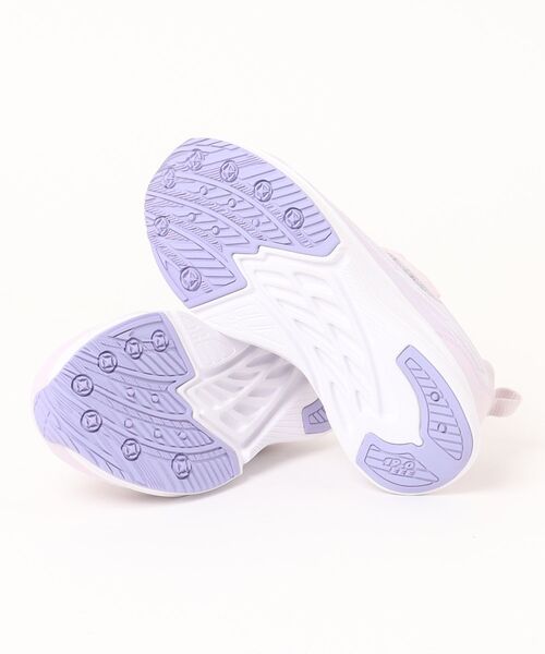 瞬足（シュンソク）の「【瞬足】防水設計スクールスニーカー（スニーカー・キッズ・ラベンダー/サックスブルー・19.0cm/20.0cm/21.0cm/21.5cm/22.0cm/22.5cm/23.0cm/23.5cm/19.5cm/20.5cm）」の4枚目の写真