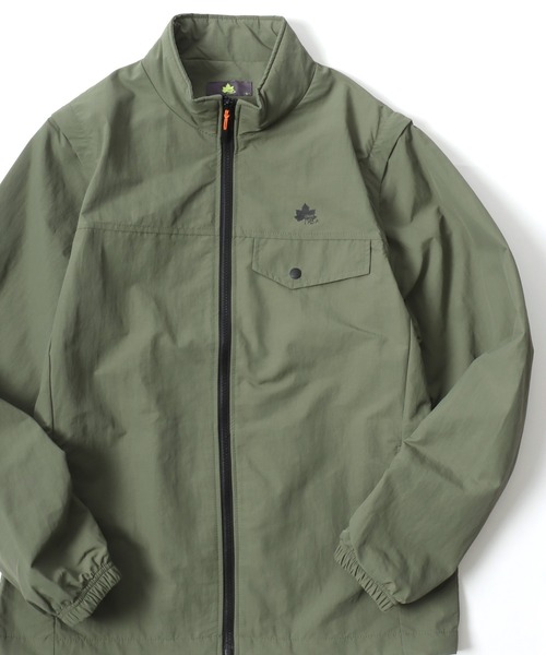 【セール】2025SS LOGOS/ロゴス 撥水 袖脱着 2WAY ナイロンスタンドブルゾン レディース メンズ（ナイロンジャケット）｜LOGOS（ロゴス）