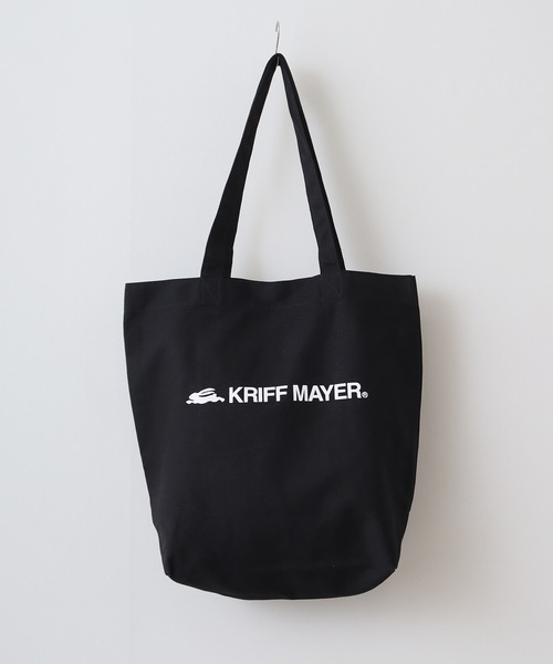 KRIFF MAYER（クリフメイヤー）の「KRIFF MAYER キャンバス トートバッグ 男女兼用（トートバッグ・メンズ・アイボリー/ブラック・FREE）」の3枚目の写真