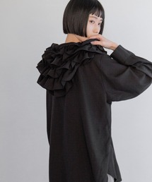 YUW フードフリルシャツ yuw（ユウ）｜シャツ/ブラウス一覧 - WEAR