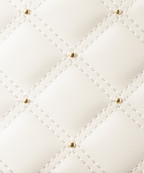 INGNI(イング)の「キルティングバニティ/A(ショルダーバッグ・レディース・ブラック/アイボリー・ONE SIZE)」の21枚目の写真