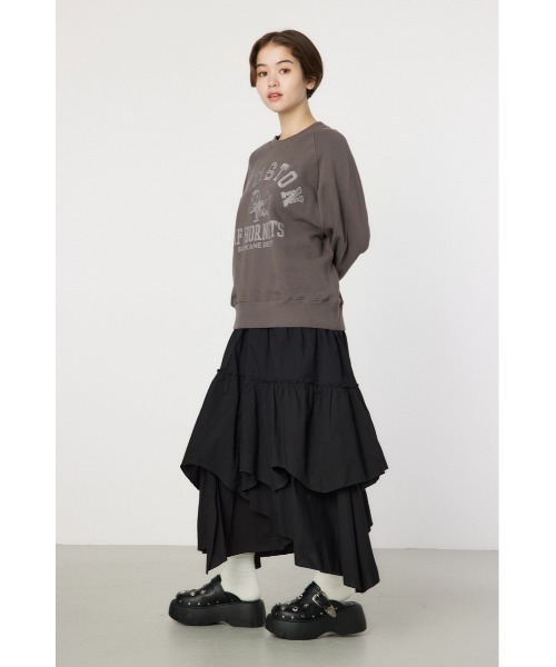 RODEO CROWNS WIDE BOWL（ロデオクラウンズワイドボウル）の「スタッズサボ（サンダル・レディース・ブラック/アイボリー・LARGE/MEDIUM）」の11枚目の写真