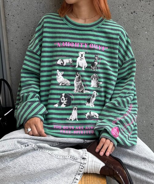 Paula Sweetヴィンテージ フリンジスウェット 楽天市場】BY PARRA（バイパラ） セイルバイク クルーネック