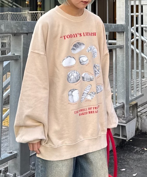 SOUNDSGOOOOD(サウンズグッド)の「【SOUNDS GOOOOD】プリント刺繍ヴィンテージスウェット(スウェット・レディース・ブラック/ベージュ/ピンク/グリーン/レッド/ベージュ系その他/ネイビー・ONE SIZE)」の20枚目の写真