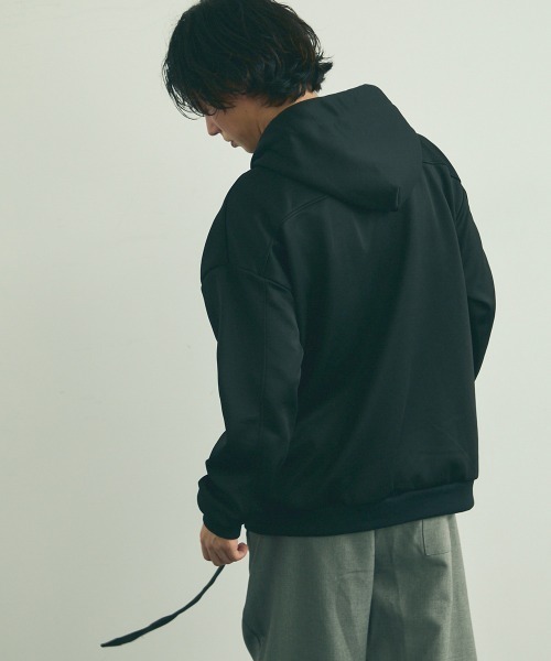 Shoowtime(ショウタイム)の「Spindle long string zip up hoodie / スピンドルロングストリングスジップアップフーディ(パーカー・メンズ・ブラック/グレー・X-LARGE/LARGE/MEDIUM)」の8枚目の写真