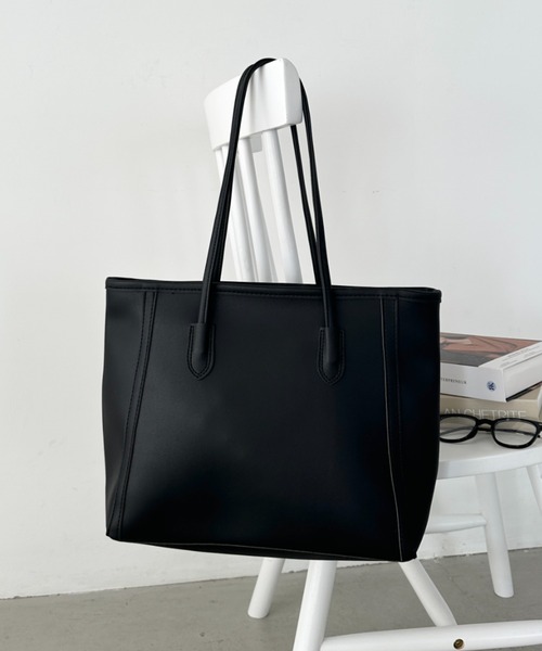 CLEA(クレア)の「【A4サイズ対応】スクエアトートバッグ(トートバッグ・レディース・ブラック/アイボリー/ブラウン・FREE)」の22枚目の写真