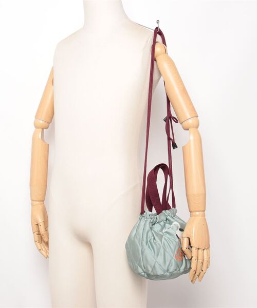 HOUSTON(ヒューストン)の「HOUSTON / SATIN EFFECT BAG(CAT) / 6007W(ショルダーバッグ・レディース・ネイビー/ミント/ピンク・ONESIZE)」の7枚目の写真