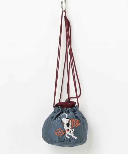 HOUSTON(ヒューストン)の「HOUSTON / SATIN EFFECT BAG(CAT) / 6007W(ショルダーバッグ・レディース・ネイビー/ミント/ピンク・ONESIZE)」の21枚目の写真