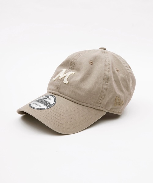 NEW ERA（ニューエラ）の「【NEW ERA×MICA&DEAL】"M"ロゴコラボレーションCAP-9TWENTY（キャップ・レディース・ベージュ/ネイビー/アイボリー/グレイッシュベージュ・FREE）」の6枚目の写真