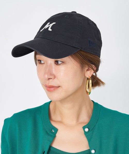 NEW ERA（ニューエラ）の「【NEW ERA×MICA&DEAL】"M"ロゴコラボレーションCAP-9TWENTY（キャップ・レディース・ベージュ/ネイビー/アイボリー/グレイッシュベージュ・FREE）」の8枚目の写真